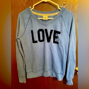 Victorias secret PINK blue sweatshirt